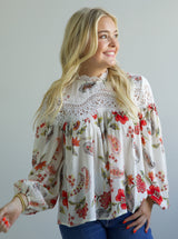 Paisley Lace Top