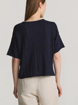 Izzie Top Navy