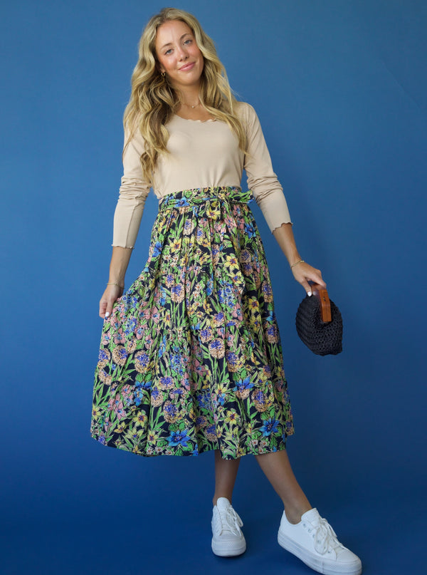 Giverny Midi Skirt