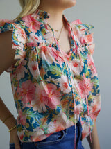 Poppy Ruffle Top