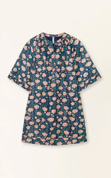 Mirth Faro Short Dress in Midnight Pink Carnation