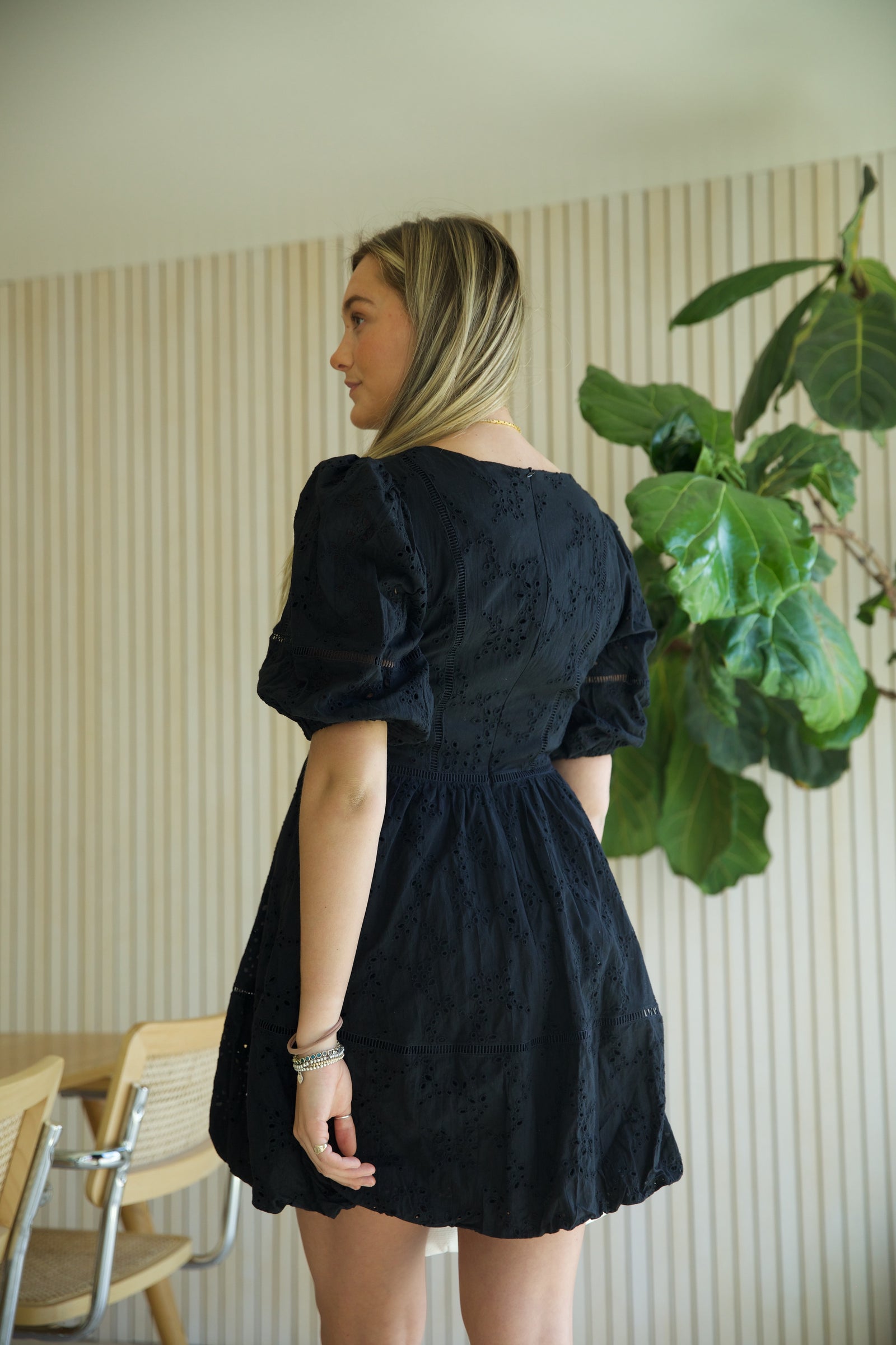 Black Eyelet Dress – Koo De Ker