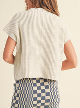 Gia Knit Top - Ivory
