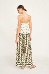 Mirth Woodstock Pant in Chocolate Mint Hopscotch