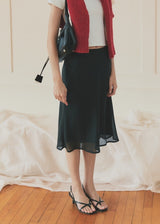 Mara Slip Skirt - Black