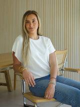 Spring Dolman Knit- White