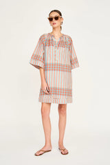 Mirth Faro Short Dress in Campfire Plaid