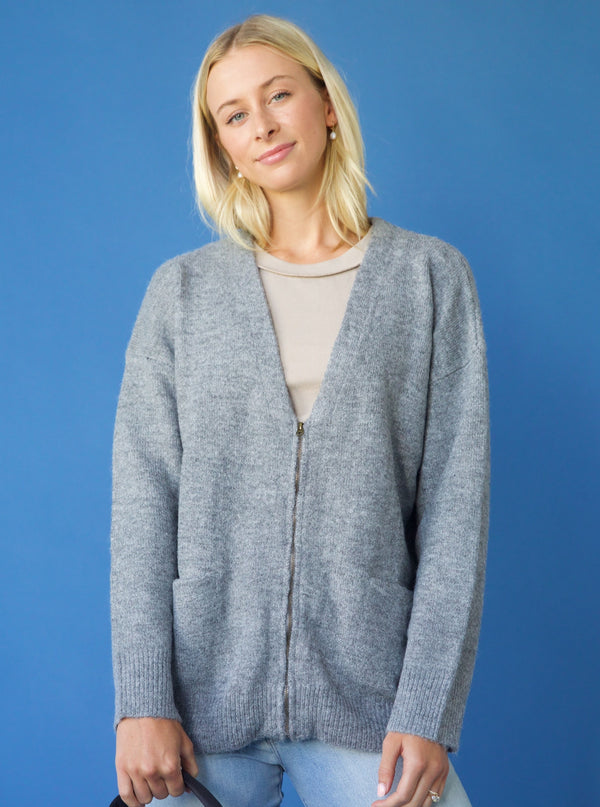 Tommy Zip Cardigan