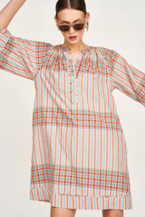 Mirth Faro Short Dress in Campfire Plaid