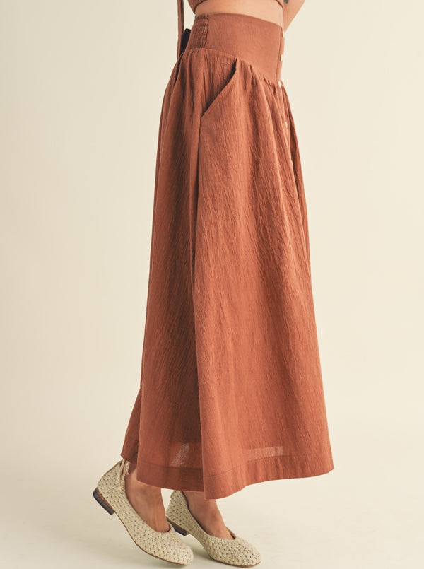 Claire Skirt- Toffee