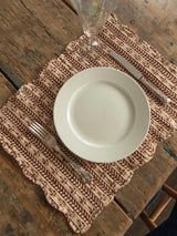 Maison de Frederic Quilted Placemat (set of 4) - Burgundy