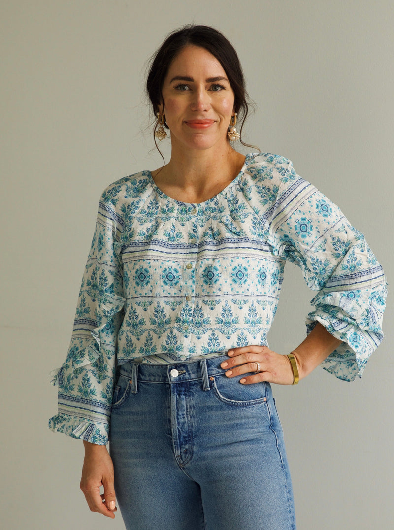 Delft Blue Blouse