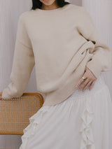 Alex Crewneck Sweater Natural