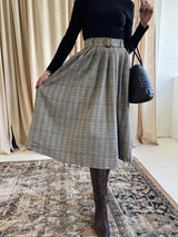 Lanie Plaid Midi Skirt