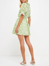 Jade Ruffle Dress