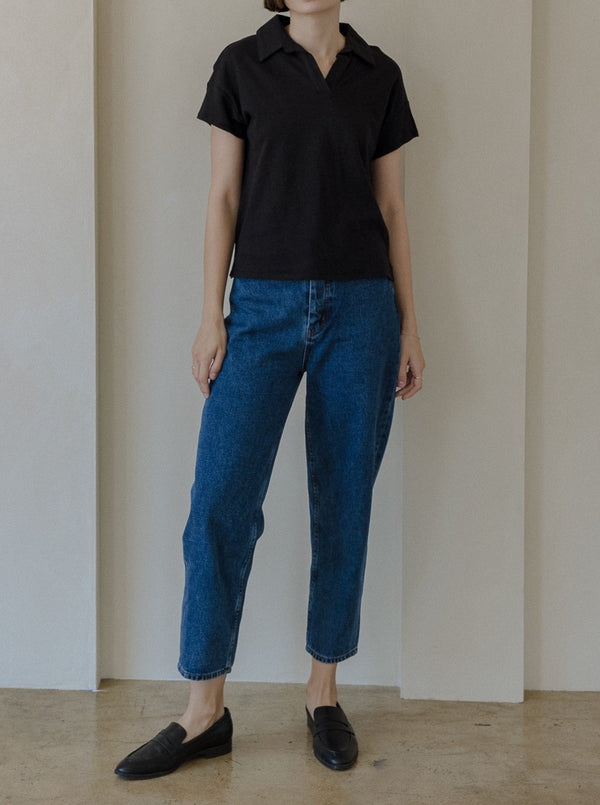 The Olive Top- Black