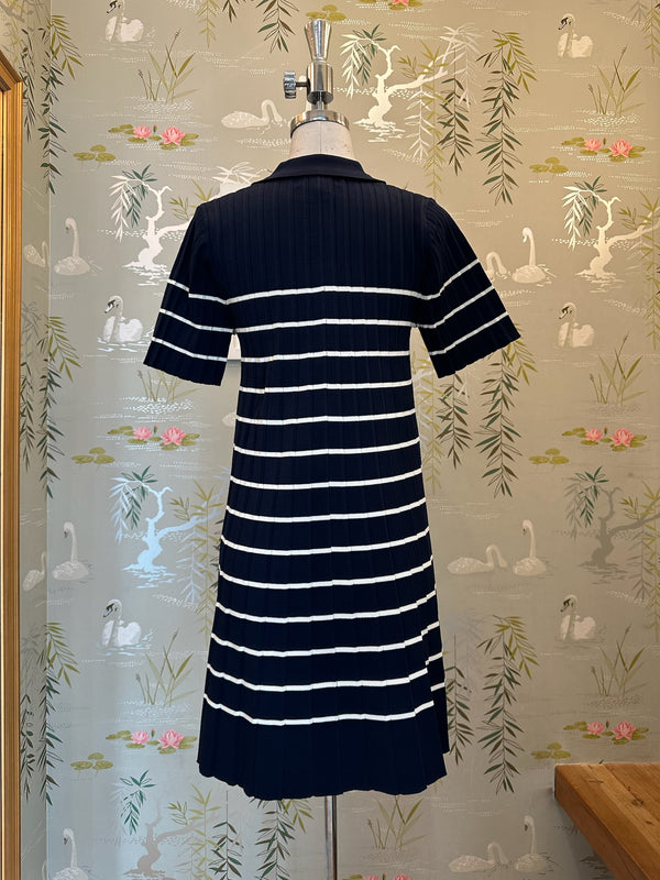 Ace Knit Dress- Navy