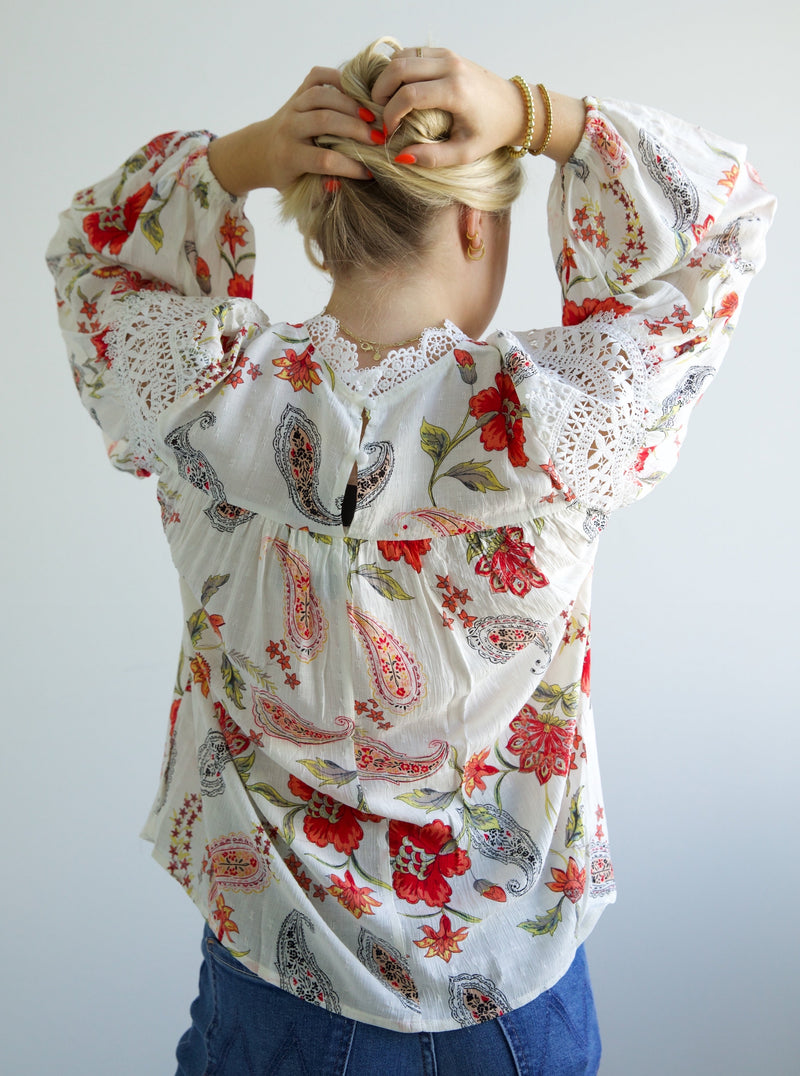 Paisley Lace Top