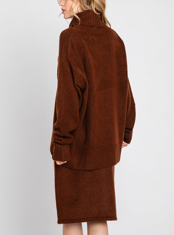 Walnut Knit Skirt