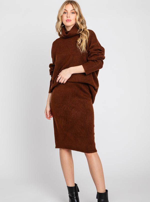 Walnut Knit Skirt