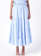 Ocean Tiered Skirt