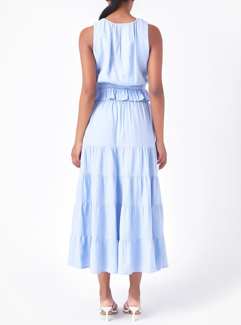 Ocean Tiered Skirt