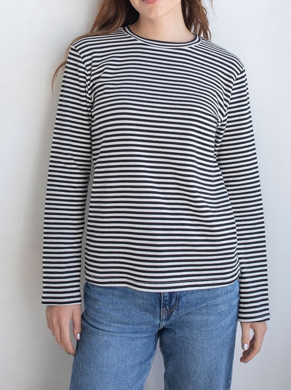 Jamie Stripe Black