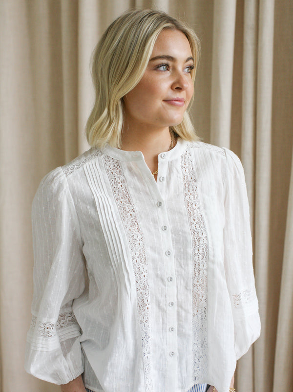 Collins Balloon Sleeve Blouse