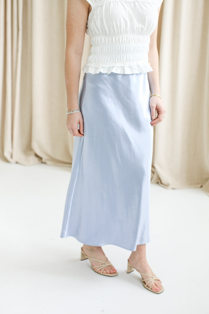 Sky Slip Skirt