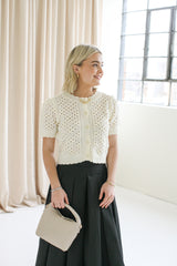 Mia Knit Cardigan - Ivory
