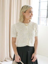 Mia Knit Cardigan - Ivory