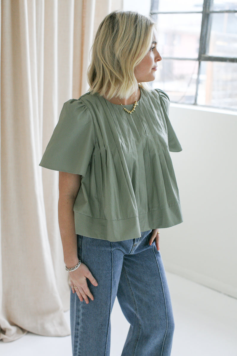 Cecilia Blouse - Sage