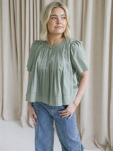 Cecilia Blouse - Sage