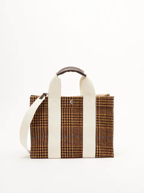 Rue De Verneuil Tote M Flannel Prince de Galles