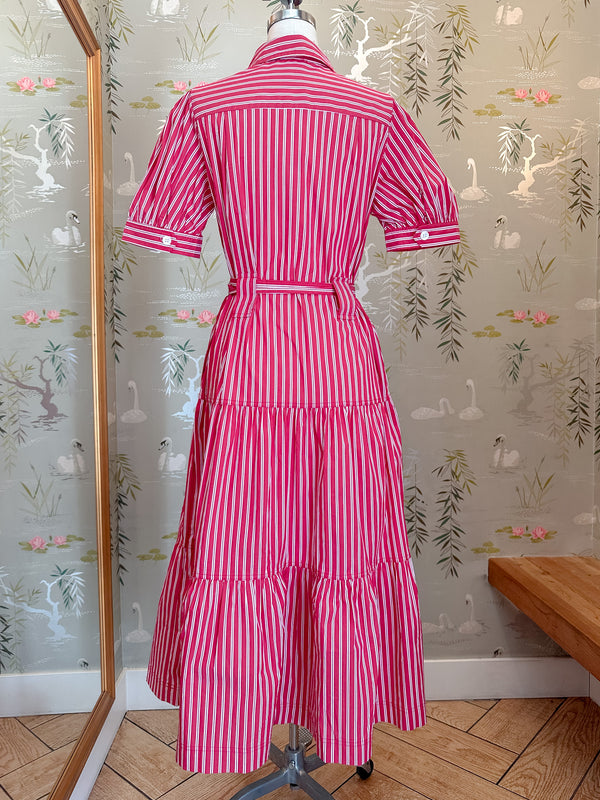 Jessie Striped Midi Shirtdress