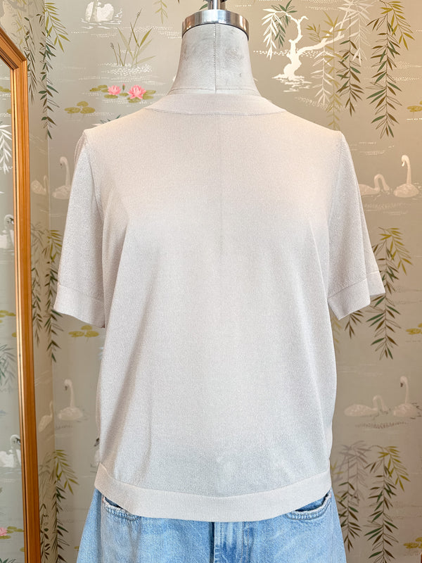 Emma Knit Tee- Sand