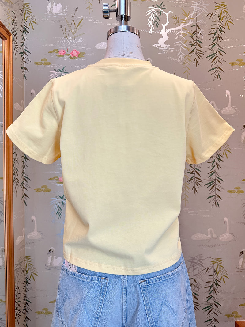 Elliot Tee- Butter Yellow