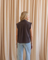 Espresso Cargo Blouse