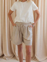 Bridget Gingham Shorts - Brown