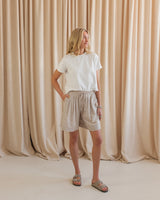 Bridget Gingham Shorts - Brown
