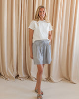 Bridget Gingham Shorts - Blue