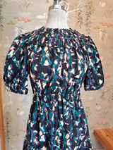 Ulla Johnson Othella Short Sleeve Midi Dress- Kaleidoscope
