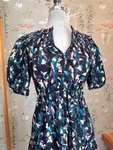 Ulla Johnson Othella Short Sleeve Midi Dress- Kaleidoscope