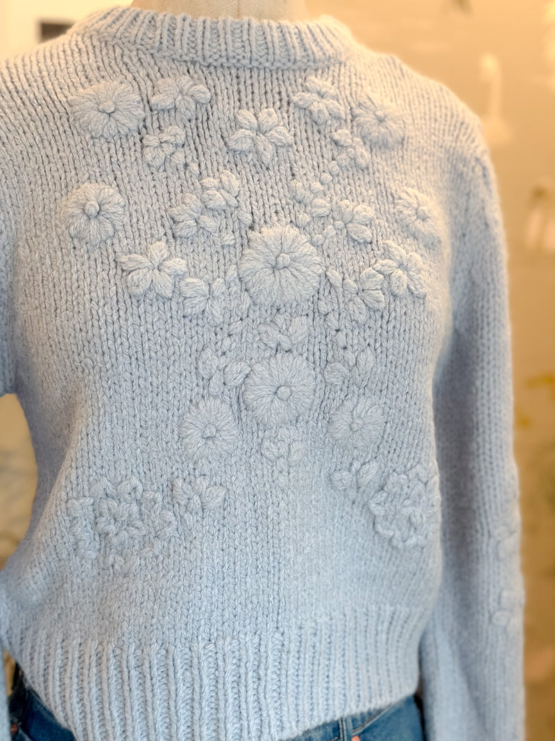 Camila Embroidered Floral Sweater