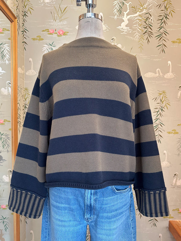 Navy/Olive Kensington Sweater