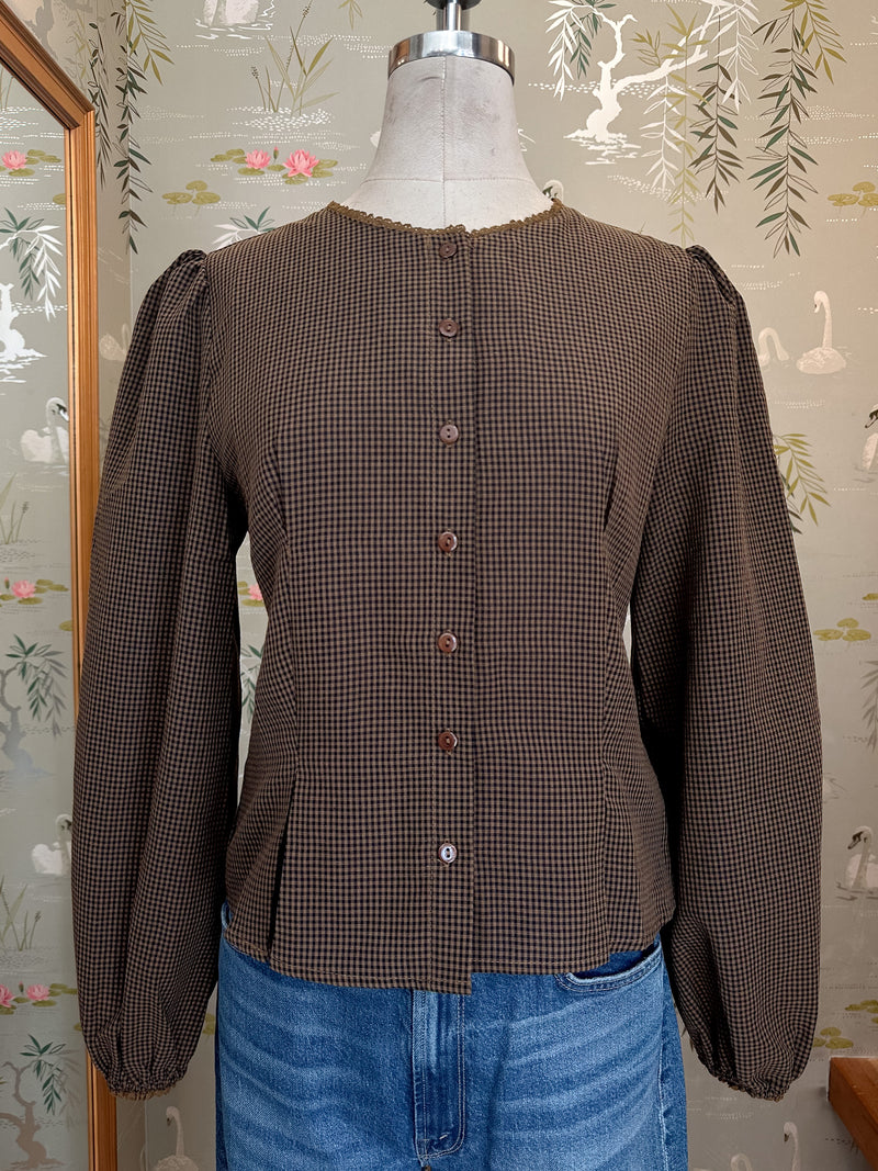 Asha Gingham Blouse