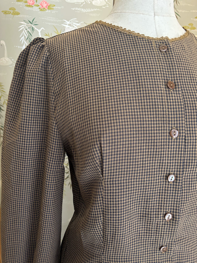 Asha Gingham Blouse