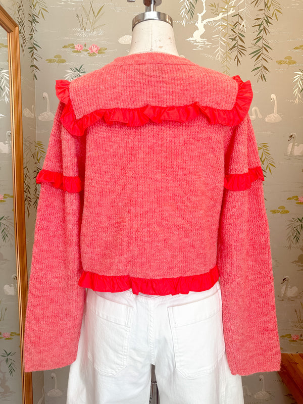 Hallie Ruffle Sweater