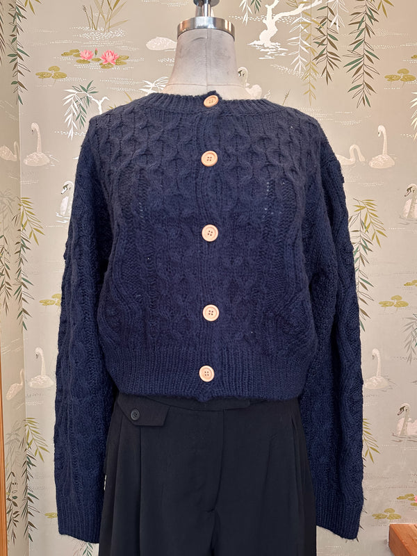 Anya Cable Knit Cardigan