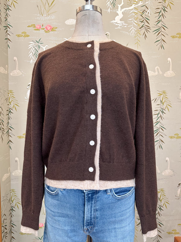 Autumn Contrast Cardigan